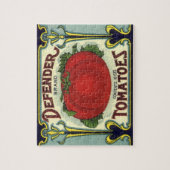  fruitkratelkunst, verdedigingstomaten legpuzzel (Verticaal)