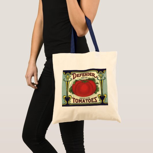  fruitkratelkunst, verdedigingstomaten tote bag (Voorkant (product))