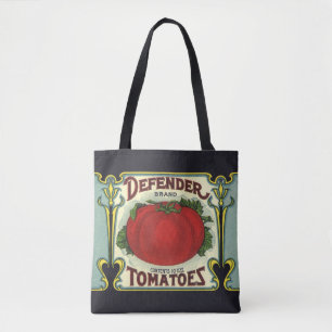  fruitkratelkunst, verdedigingstomaten tote bag
