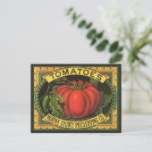  fruitkratelkunst, Wayne Co Tomaten Briefkaart (Staand voorkant)