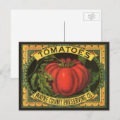 fruitkratelkunst, Wayne Co Tomaten Briefkaart (Voorkant / Achterkant)