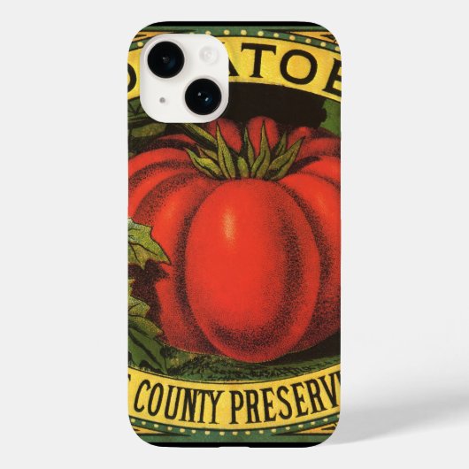  fruitkratelkunst, Wayne Co Tomaten Case-Mate iPhone Case (Achterkant)