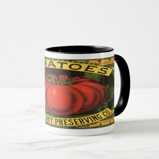 fruitkratelkunst, Wayne Co Tomaten Mok (Voorkant rechts)