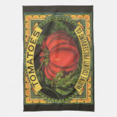 fruitkratelkunst, Wayne Co Tomaten Theedoek (Verticaal)