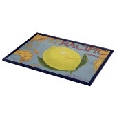  fruitkratenlabel Art Pacific Lemon Citrus Snijplank (Hoek)