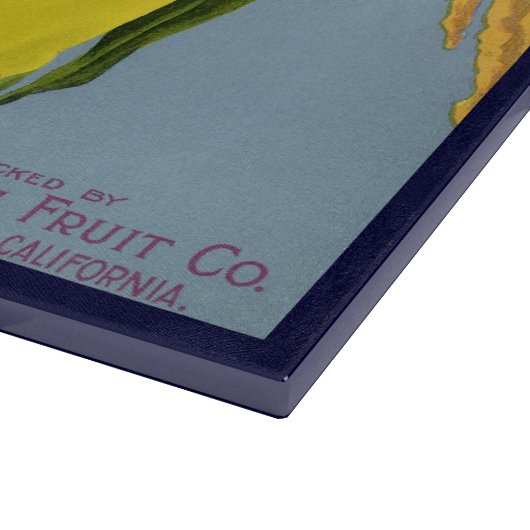  fruitkratenlabel Art Pacific Lemon Citrus Snijplank (Hoek)