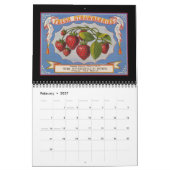  fruitkratenlabels en -agenda kalender (Feb 2027)