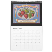  fruitkratenlabels en -agenda kalender (Feb 2027)