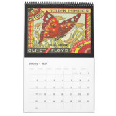  fruitkratenlabels en -agenda kalender (Jan 2027)