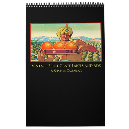  fruitkratenlabels en -agenda kalender (Hoes)