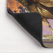  fruitkrattenlabel Art El Pavo Peacock Bird Muismat (Hoek)