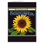  fruitkrattenlabel Art Orangedale Sunflower (Voorkant)