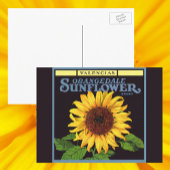  fruitkrattenlabel Art Orangedale Sunflower Briefkaart
