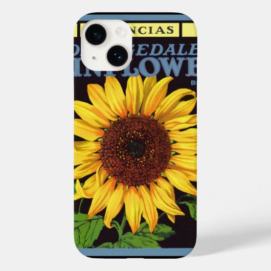 fruitkrattenlabel Art Orangedale Sunflower Case-Mate iPhone Case (Achterkant)