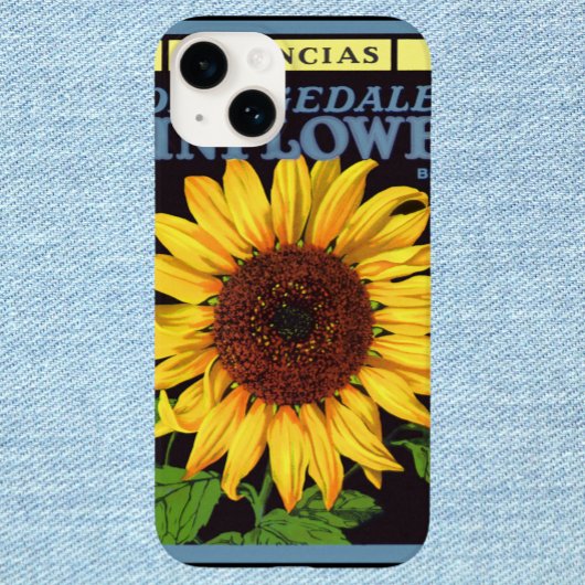 fruitkrattenlabel Art Orangedale Sunflower Case-Mate iPhone Case