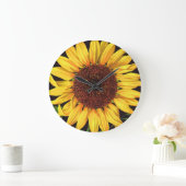  fruitkrattenlabel Art Orangedale Sunflower Grote Klok (Huis)