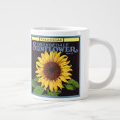 fruitkrattenlabel Art Orangedale Sunflower Grote Koffiekop (Rechts)