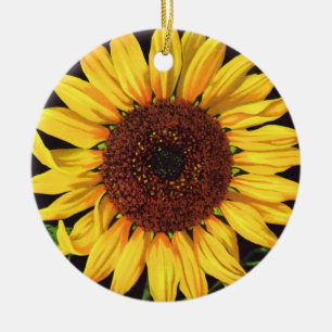 fruitkrattenlabel Art Orangedale Sunflower Keramisch Ornament