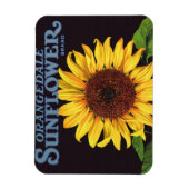  fruitkrattenlabel Art Orangedale Sunflower Magneet (Verticaal)