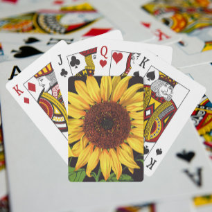  fruitkrattenlabel Art Orangedale Sunflower Pokerkaarten