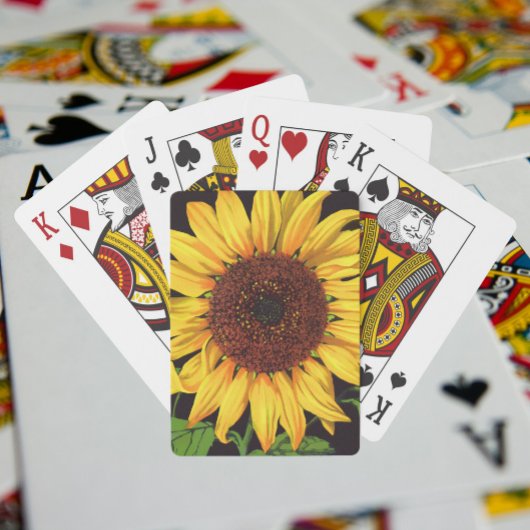  fruitkrattenlabel Art Orangedale Sunflower Pokerkaarten