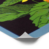 fruitkrattenlabel Art Orangedale Sunflower Poster (Hoek)