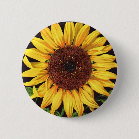  fruitkrattenlabel Art Orangedale Sunflower Ronde Button 5,7 Cm (Voorkant)