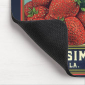  fruitkrattenlabel Art Patriot-aardbeien Muismat (Hoek)