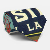  fruitkrattenlabel Art Patriot-aardbeien Stropdas (Opgerold)