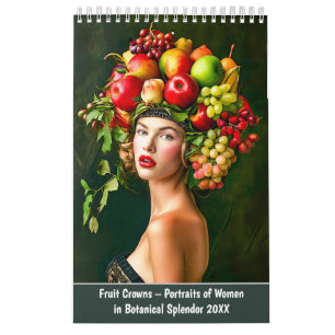 Fruitkronen – Portretten van Vrouwen in Botanische Kalender