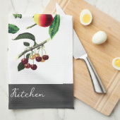 fruitkunst voegt je eigen tekst toe aan je eigen a theedoek (Quarter Fold)