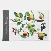 fruitkunst voegt je eigen tekst toe aan je eigen a theedoek (Horizontaal)