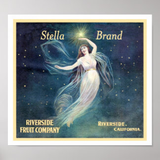  fruitlabel Art Woman California Poster