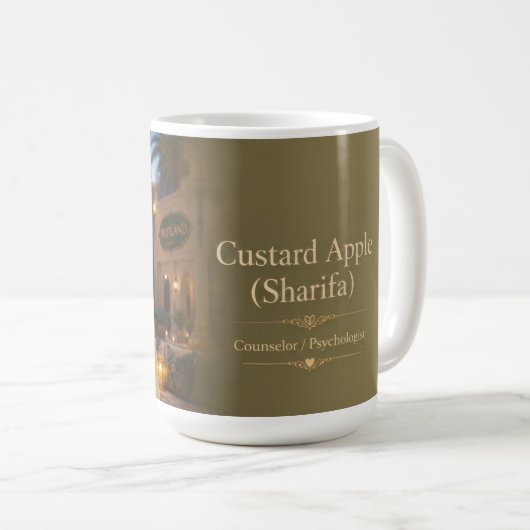 Fruitland geïnspireerd koffiemok (Voorkant rechts)