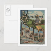 Fruitland, Idaho - Grote lettertjes Briefkaart (Voorkant / Achterkant)