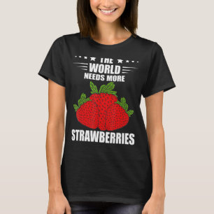 Fruitliefhebber Zomerfruit De wereld heeft meer st T-shirt