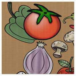 Fruitliefhebbers en veggie liefhebbers stof