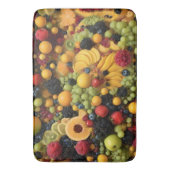 Fruitliefhebbers verrukken kleurrijke schotel, badmat (Voorkant Verticaal)