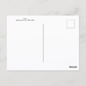 fruitlithograaf Alphonse Mucha Briefkaart (Achterkant)