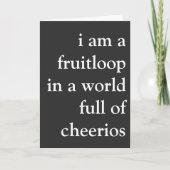 fruitloop kaart (Voorkant)