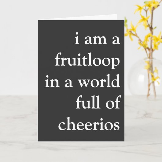 fruitloop kaart (Gele Bloem)