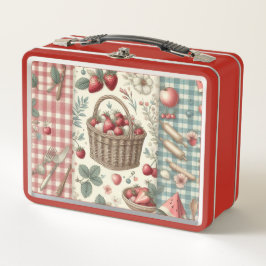 Fruitmand Gingham Plezier