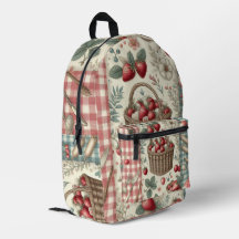 Fruitmand Gingham Plezier