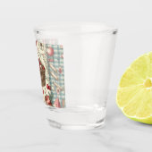 Fruitmand Gingham Plezier Shot Glas (Rechts)