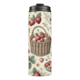 Fruitmand Gingham Plezier Thermosbeker