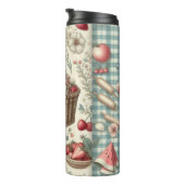 Fruitmand Gingham Plezier Thermosbeker (Geroteerd rechts)