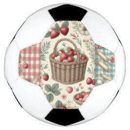 Fruitmand Gingham Plezier Voetbal