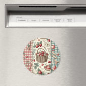 Fruitmand Gingham Pret Magneet (Insitu (Vaatwasser))