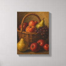 Fruitmand Stilleven met peren en appels