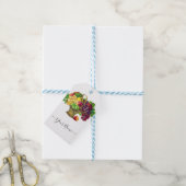  fruitmandje - op maat gemaakt cadeaulabel (Met Touw)